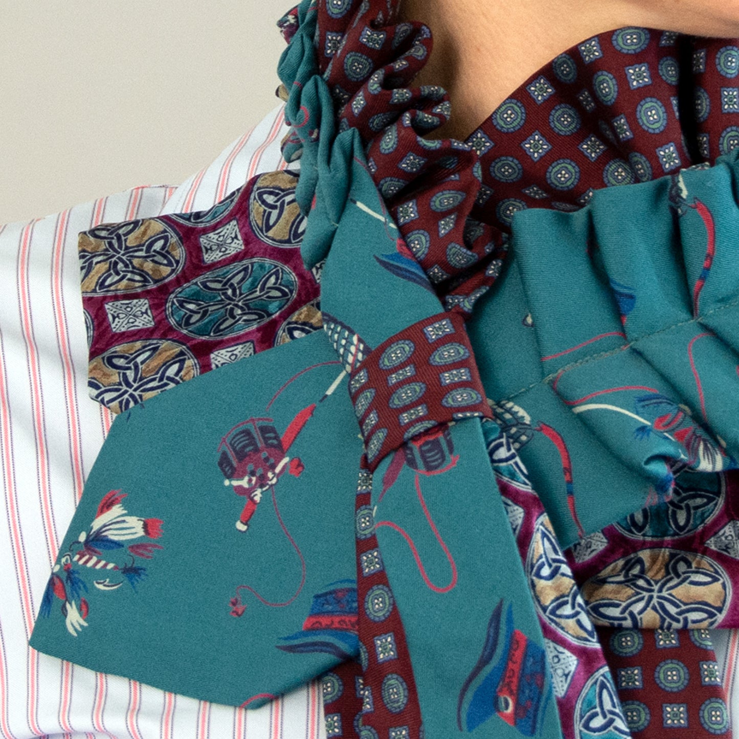Silk Necktie Scarf