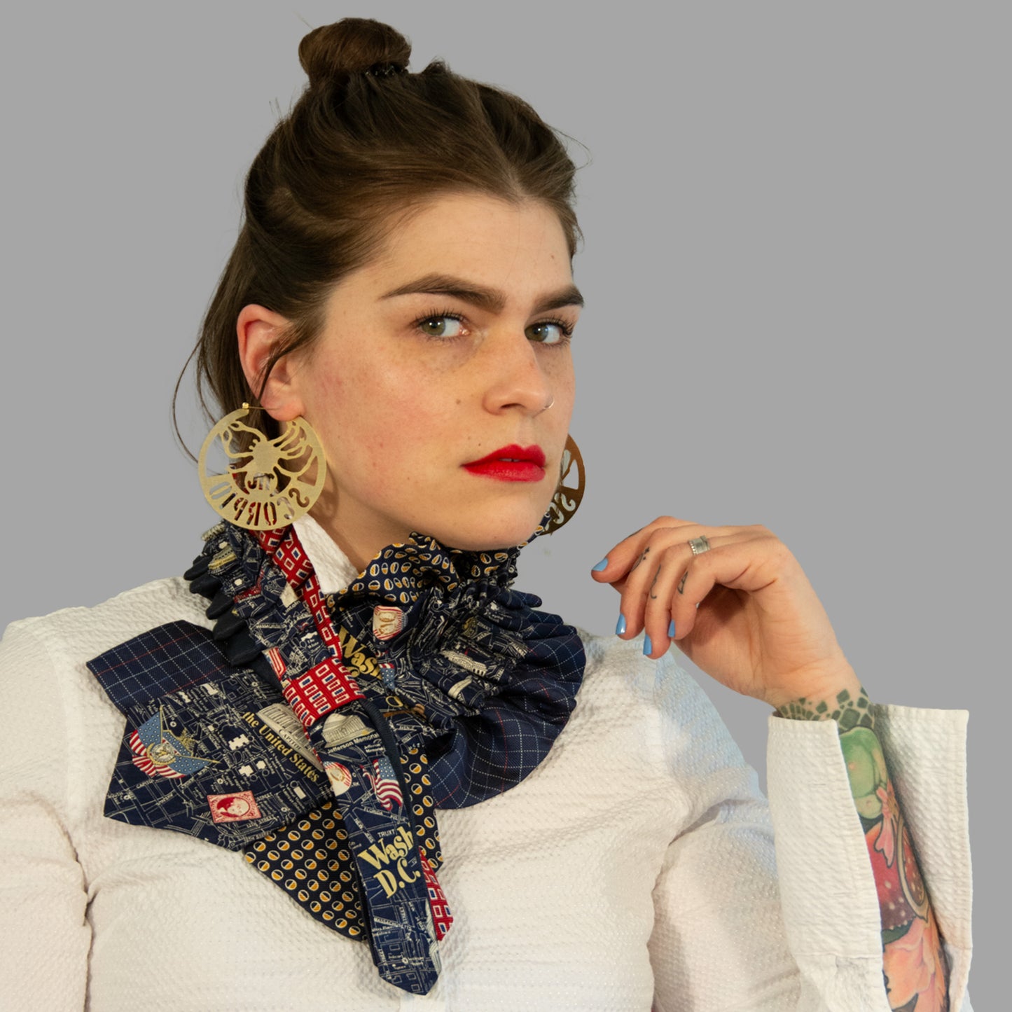 Silk Necktie Scarf