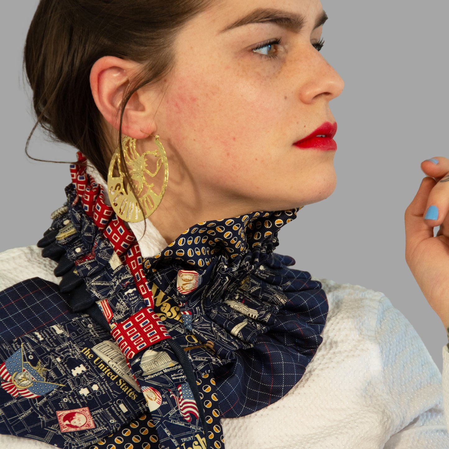 Silk Necktie Scarf