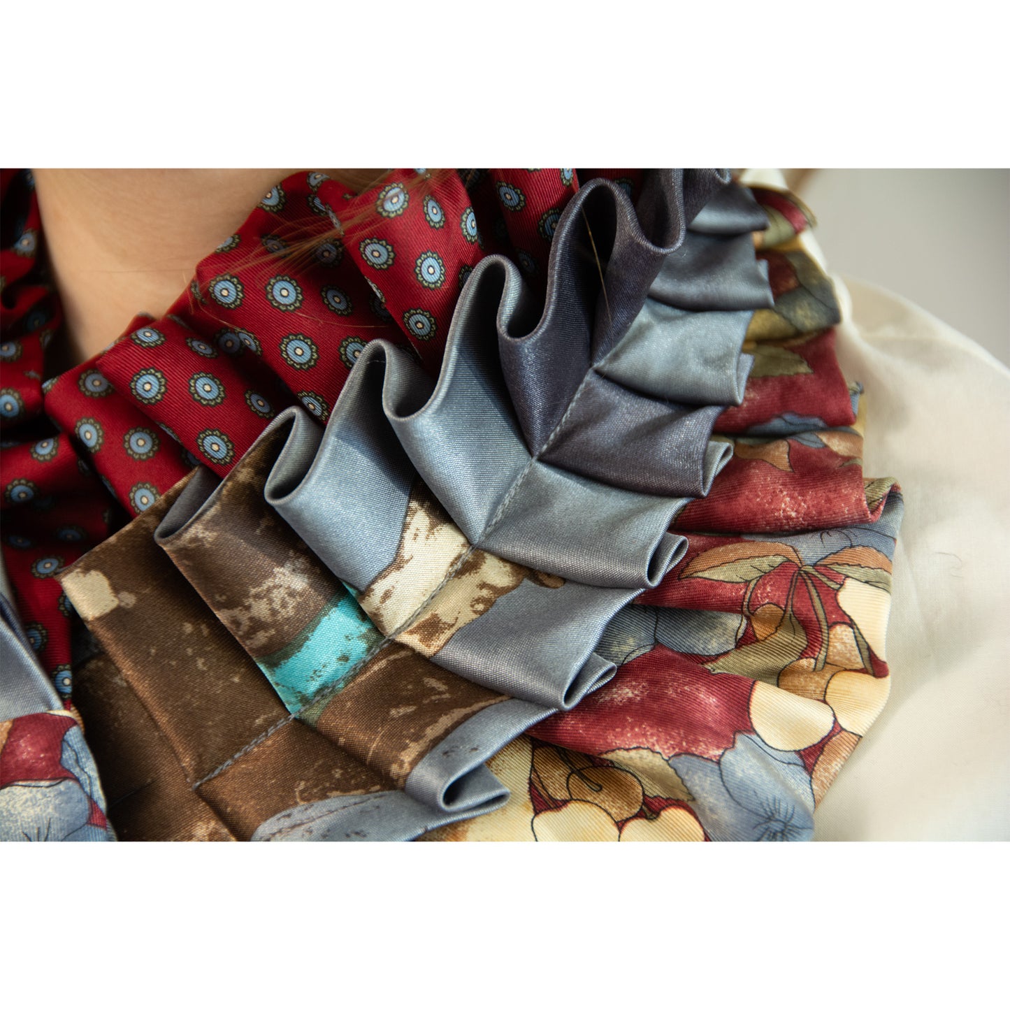 Silk Necktie Scarf