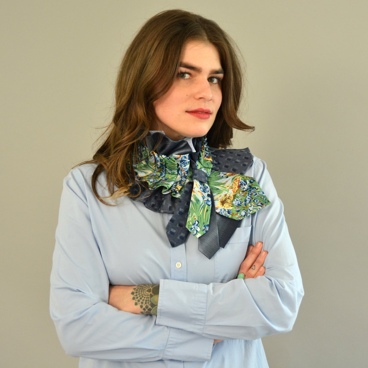 Vintage Silk Necktie Scarf