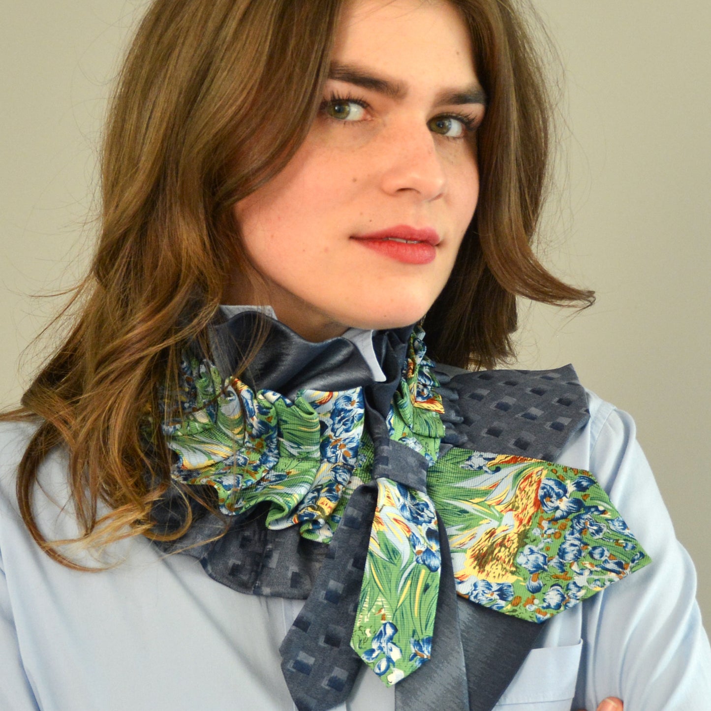 Vintage Silk Necktie Scarf