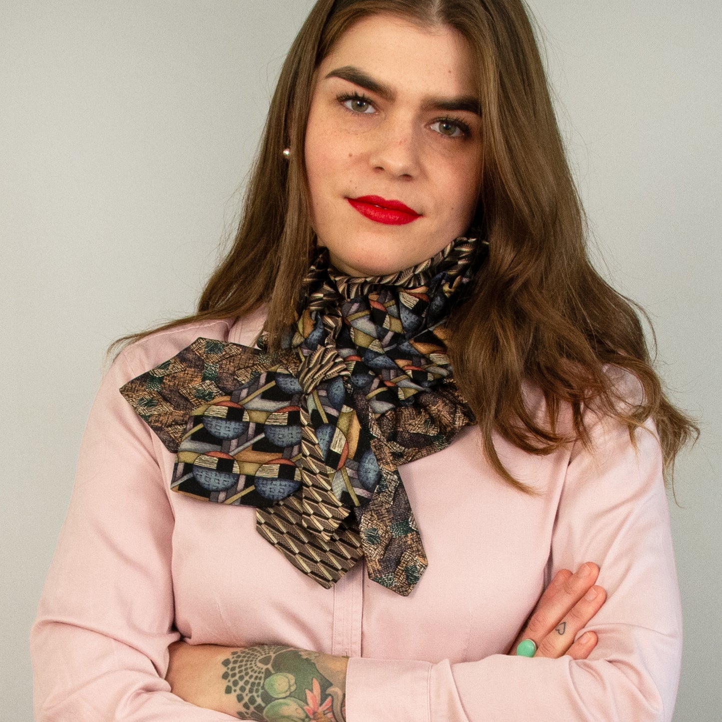 Silk Necktie Scarf