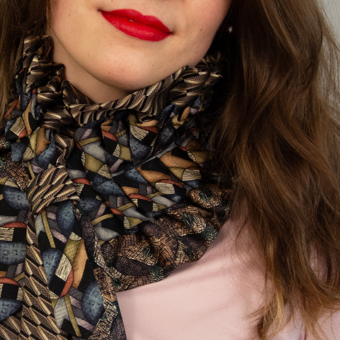 Silk Necktie Scarf