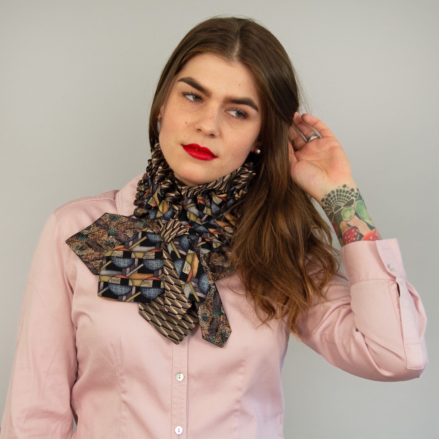 Silk Necktie Scarf