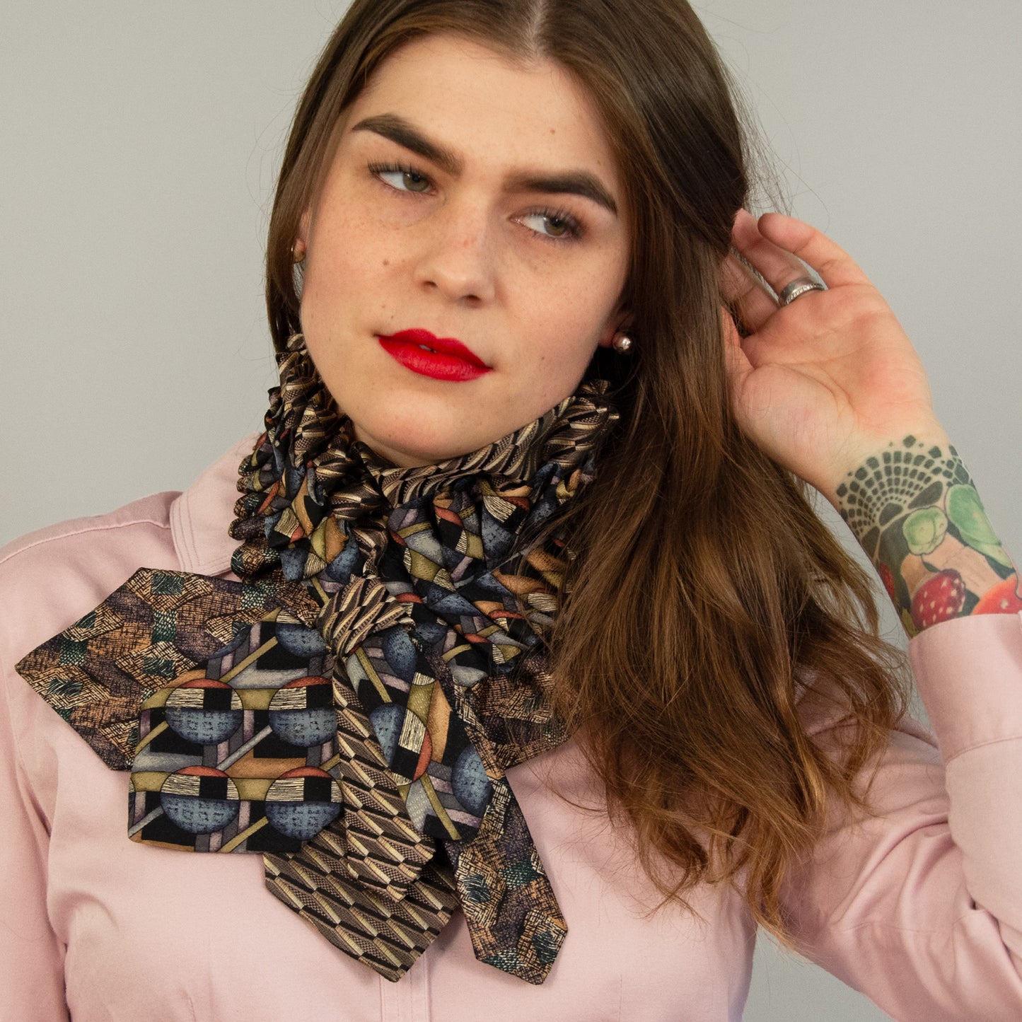 Silk Necktie Scarf