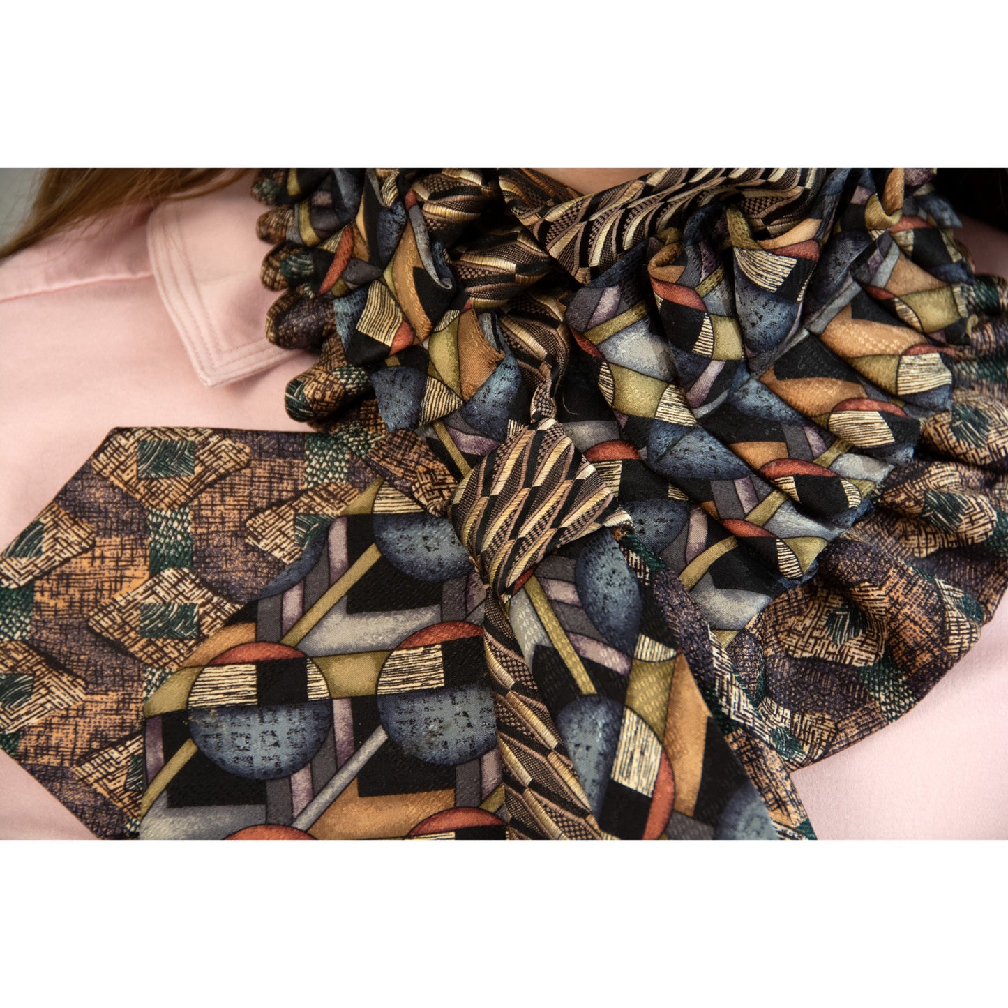 Silk Necktie Scarf